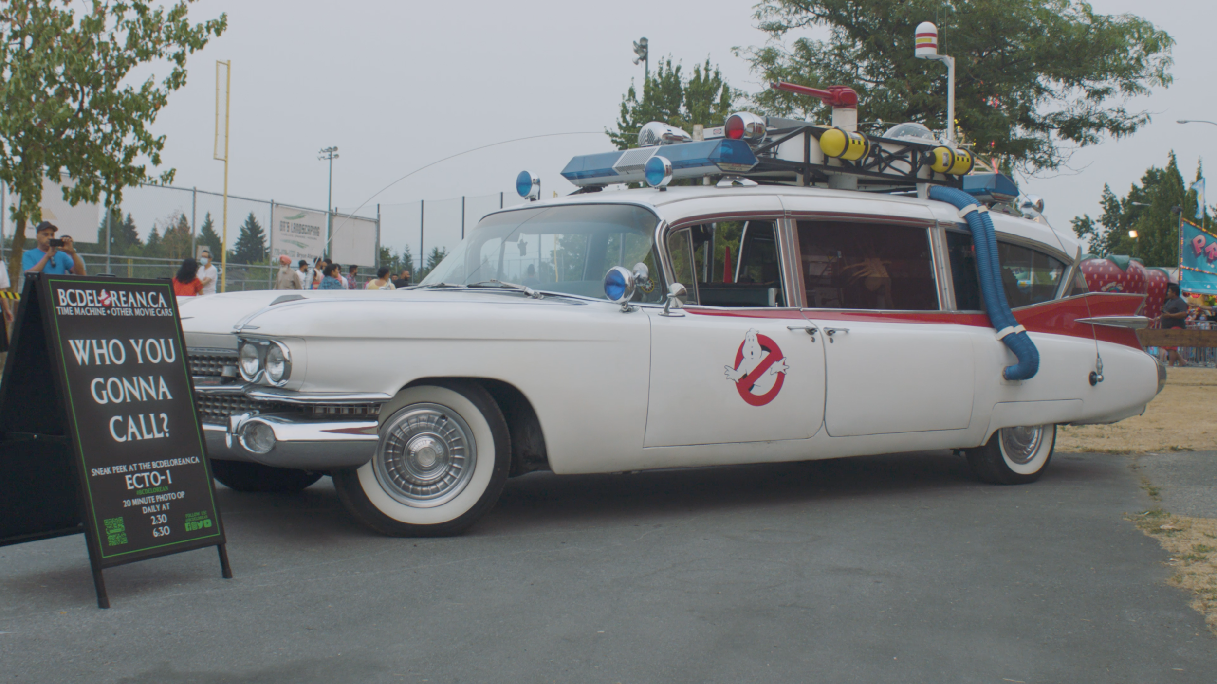 Ghostbusters Ecto-1 — British Columbia DeLorean
